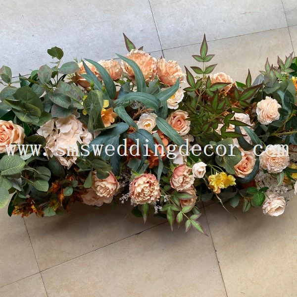 floral arrangement table runner