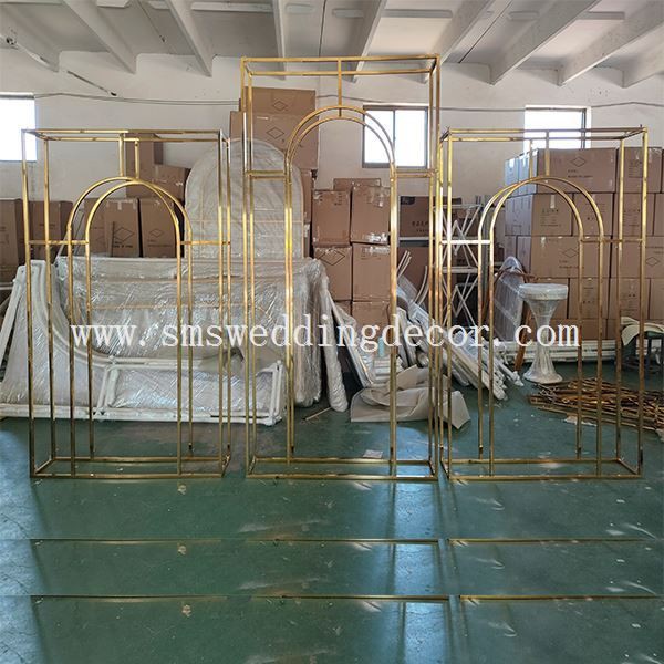 Gold Metal Wedding Arch Gold Metal Wedding Arch