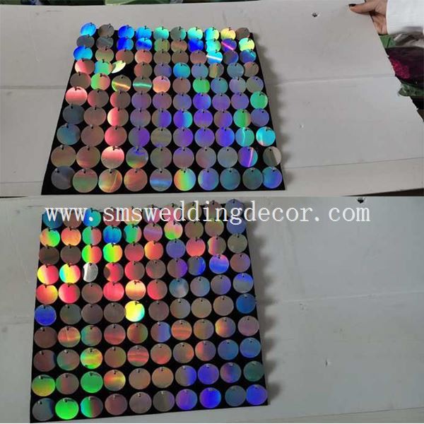 shimmer mirror sequin backdrop