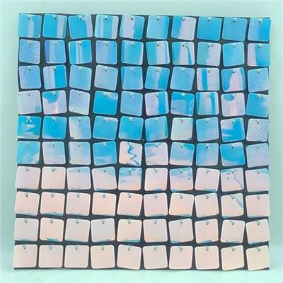 دیوار درخشان آبی