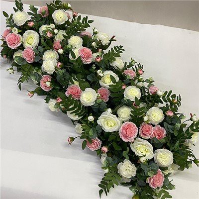 دونده میز سبز و گلدار