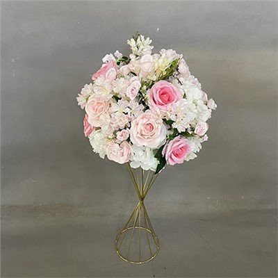 گل های عروسی صورتی وسط