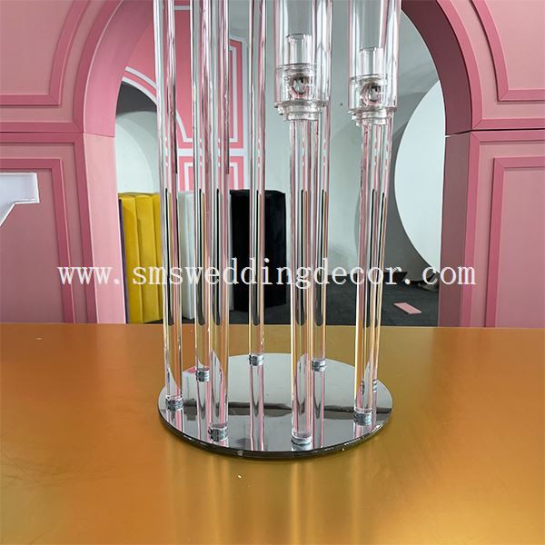 glass taper candle holder