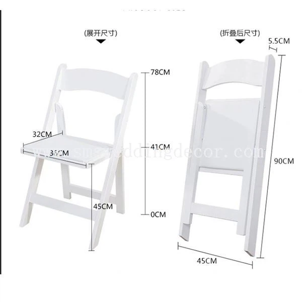 white folding wedding chairs