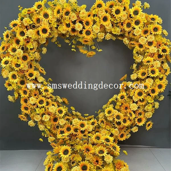 sunflower arch for wedding