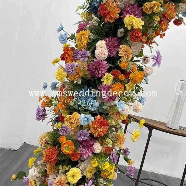 diy wedding floral arch