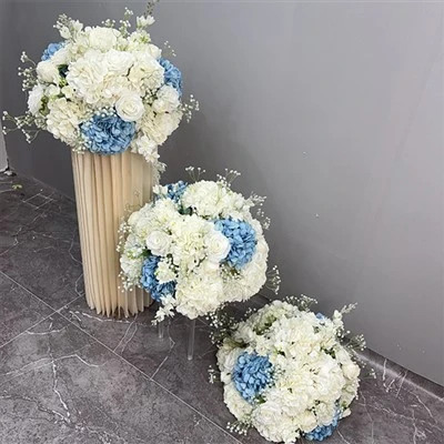 تابلوهای عروسی آبی و سفید