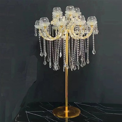 شمعدان کریستالی رومیزی