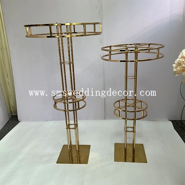 gold flower stand